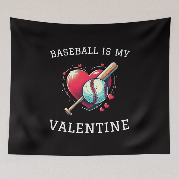 Item preview, Baseball is My Valentine designed and sold by HeadTurningArt.
