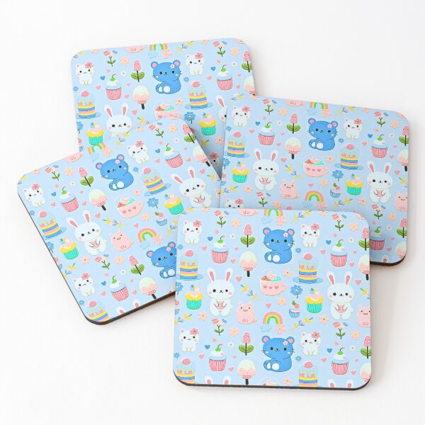 Item preview, Blue pastel Kawaii template - Stickers and Journal designed and sold by WSCollection.