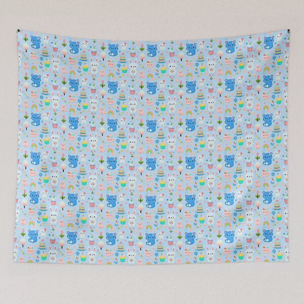 Item preview, Blue pastel Kawaii template - Stickers and Journal designed and sold by WSCollection.