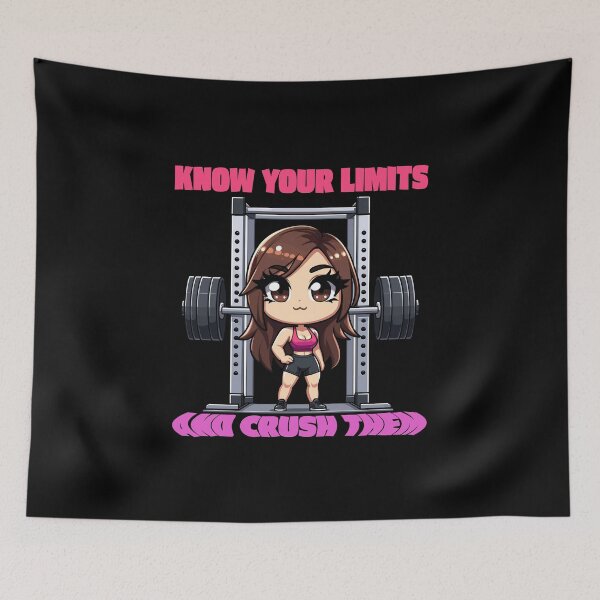 Item preview, Strong Gym Girl - Know your limits and crush them designed and sold by Monkey-Bar.