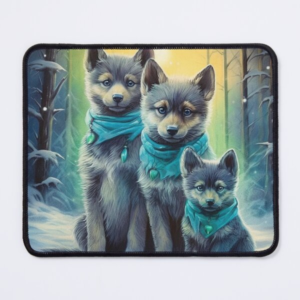 Item preview, Wolfdog Trio designed and sold by Nocturne Paws.