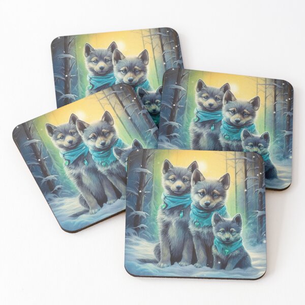 Item preview, Wolfdog Trio designed and sold by Nocturne  Paws.