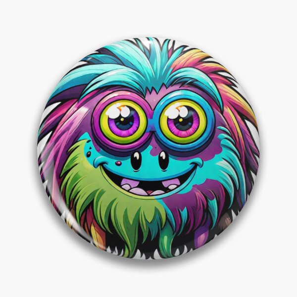 Item preview, GigglingLocken – The Colorful Monster designed and sold by digistampdesign.