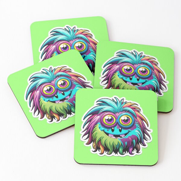 Item preview, GigglingLocken – The Colorful Monster designed and sold by digistampdesign.
