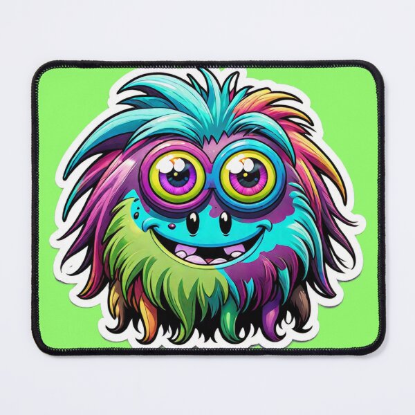 Item preview, GigglingLocken – The Colorful Monster designed and sold by digistampdesign.
