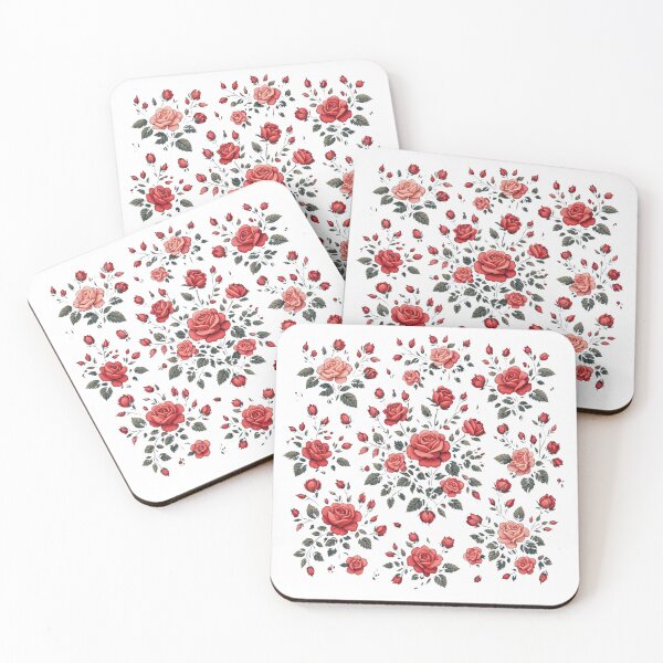 Item preview, Floral Elegance: Enchanting Red Rose Pattern for a Timeless Touch designed and sold by ProjectNoah.