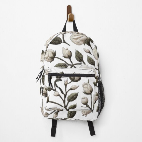 Item preview, Embroidered White Roses Collection designed and sold by ProjectNoah.