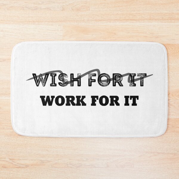 Item preview, Don't Wish For It, Work For It designed and sold by 101univers.