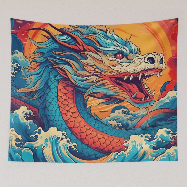 Item preview, Dragon of the Sun designed and sold by Galactic Psychedelia.