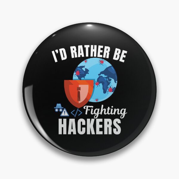 Item preview, I'd rather be fighting hackers, funny cyber security or cybersecurity attack defense expert, network security profession designed and sold by NBSStore.