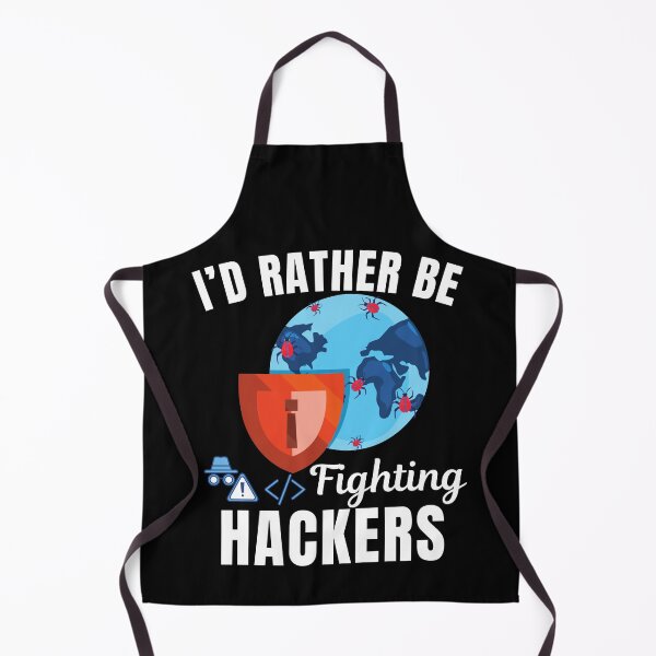 Item preview, I'd rather be fighting hackers, funny cyber security or cybersecurity attack defense expert, network security profession designed and sold by NBSStore.