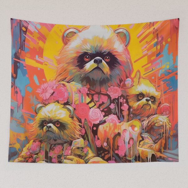 Item preview, Bears of the Flower Moon designed and sold by Galactic Psychedelia.