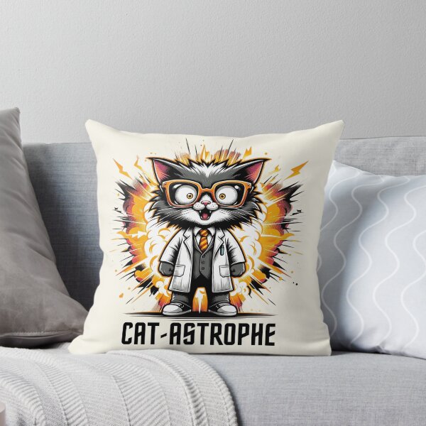 Item preview, Mad Scientist Cat-Astrophe - Explosive Feline Fun designed and sold by RuyaFab.