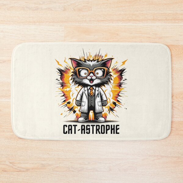 Item preview, Mad Scientist Cat-Astrophe - Explosive Feline Fun designed and sold by RuyaFab.