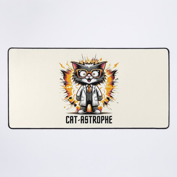 Item preview, Mad Scientist Cat-Astrophe - Explosive Feline Fun designed and sold by RuyaFab.