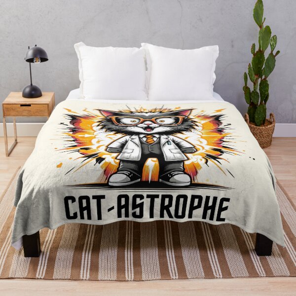 Item preview, Mad Scientist Cat-Astrophe - Explosive Feline Fun designed and sold by RuyaFab.