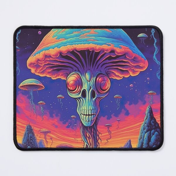 Item preview, Planet of the Mushroom Monsters designed and sold by Galactic Psychedelia.