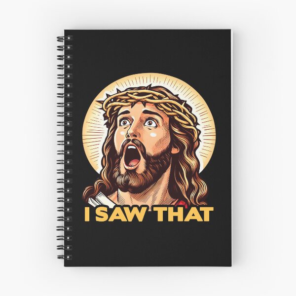 Item preview, I SAW THAT Jesus meme WWJD designed and sold by plushism.