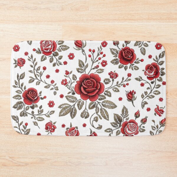 Item preview, Red Roses Embroidered Collection designed and sold by ProjectNoah.