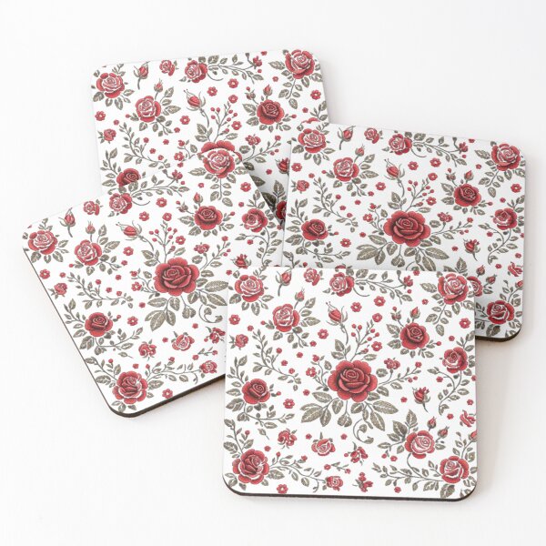 Item preview, Red Roses Embroidered Collection designed and sold by ProjectNoah.