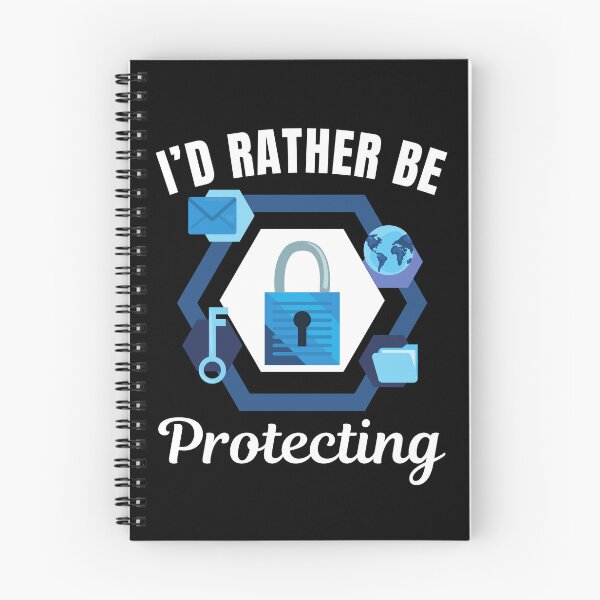 Item preview, I'd rather be protecting, funny cyber security or cybersecurity attack defense expert, network security profession designed and sold by NBSStore.