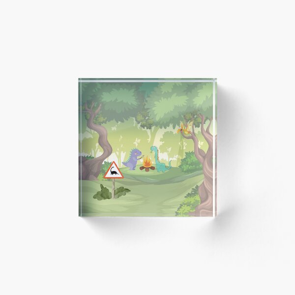 Item preview, Dino Dinosaurs camping funny art designed and sold by maypp.