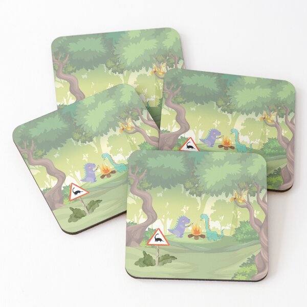 Item preview, Dino Dinosaurs camping funny art designed and sold by maypp.