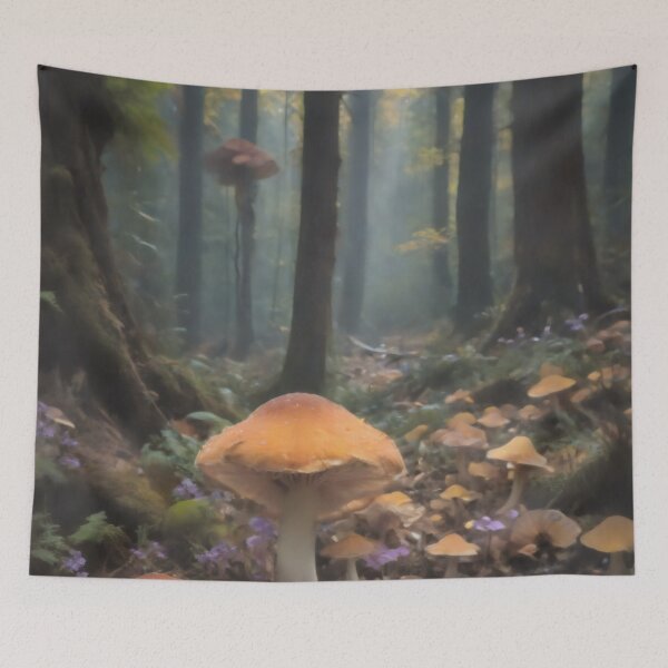Item preview, Glowing Mountain Mushrooms Beckon designed and sold by PanoramaPrints.