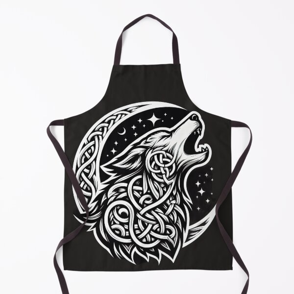 Item preview,  Celtic Wolf Tribal  wolf with Celtic symbols designed and sold by Expressions-Sel.