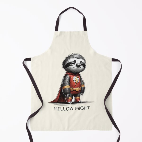 Item preview, Sloth Superhero in Flash Costume Illustration designed and sold by RuyaFab.