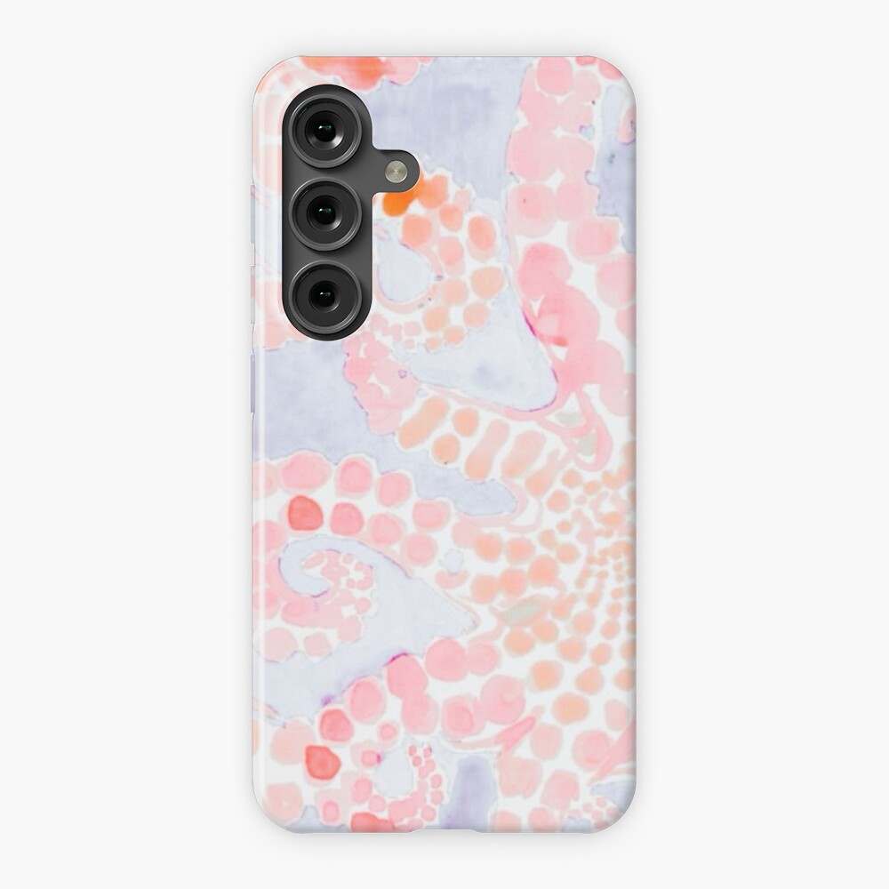 Orange and Purple Octopus Design  iPhone Case