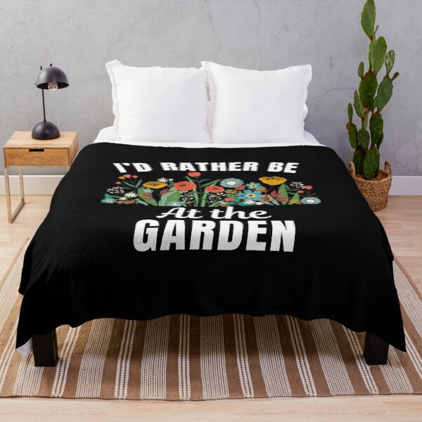 Item preview, I'd rather be at the garden, funny gardener sayings for people who love gardening hobby and have a passion for it designed and sold by NBSStore.