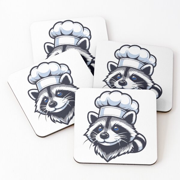 Item preview, Cartoon cooking racoon/ chef racoon designed and sold by Kr1tos.