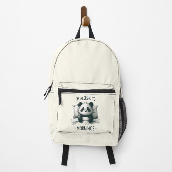 Item preview, Panda Allergic to Mornings Illustration designed and sold by RuyaFab.