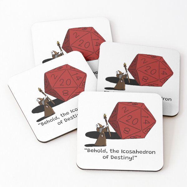 Item preview, Behold, the Icosahedron of Destiny! Fear its power!  designed and sold by HappyAxolotl.