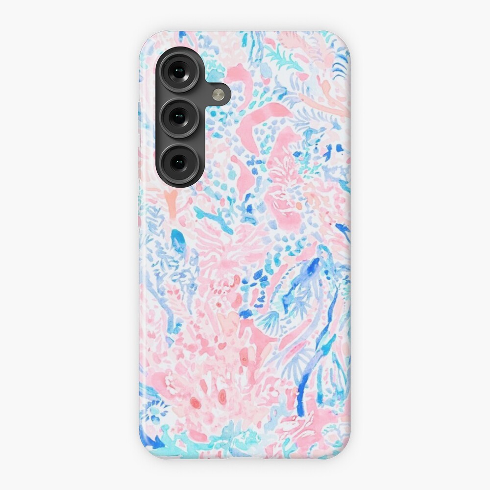 Blue and Pink Warm Water Design | iPhone Case