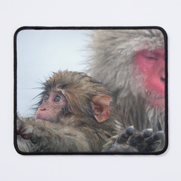 Item preview, Snow monkey parent and child designed and sold by Lensw0rld.