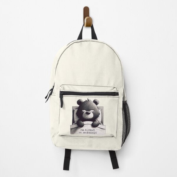 Item preview, Grumpy Bear Allergic to Mornings Illustration designed and sold by RuyaFab.