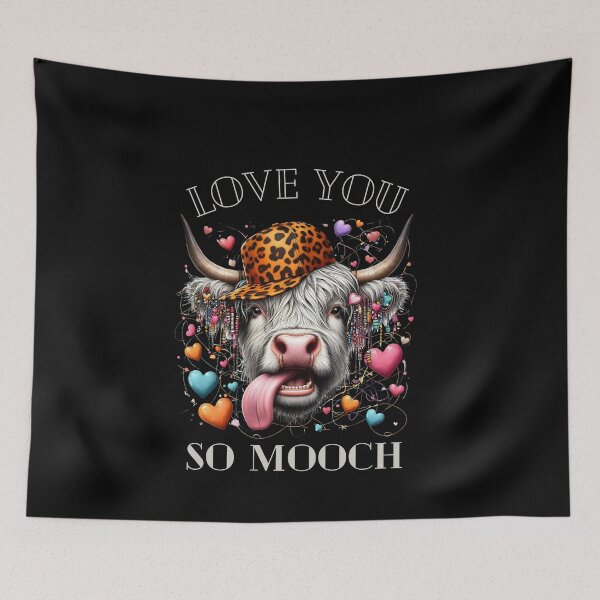 Item preview, Valentine highland cow designed and sold by MilkyForest.
