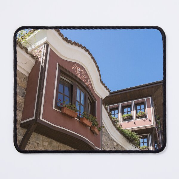 Item preview, Steep Cobblestoned Street National Revival House and Cool Oriel Window designed and sold by Georgia Mizuleva.