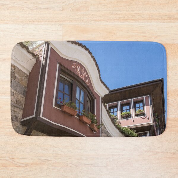 Item preview, Steep Cobblestoned Street National Revival House and Cool Oriel Window designed and sold by Georgia Mizuleva.
