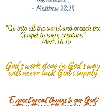 Artwork thumbnail, Missionary Quotes Sticker Set by Designsleashed