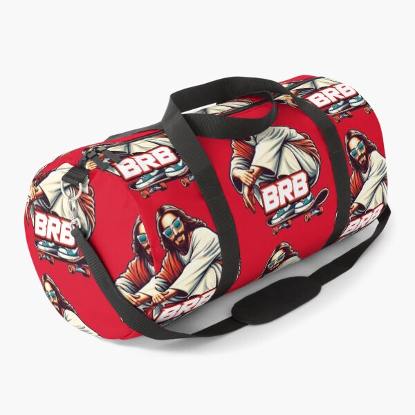 Item preview, BRB meme Jesús vendrá pronto Skateboarding designed and sold by plushism.
