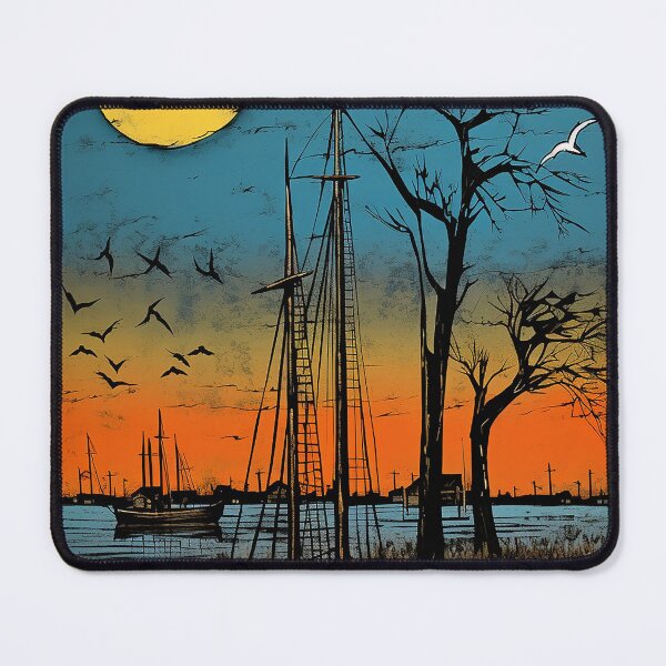 Item preview, Botany bay colorful travel vintage graphics designed and sold by wonderfulpark.