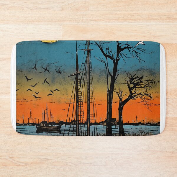 Item preview, Botany bay colorful travel vintage graphics designed and sold by wonderfulpark.