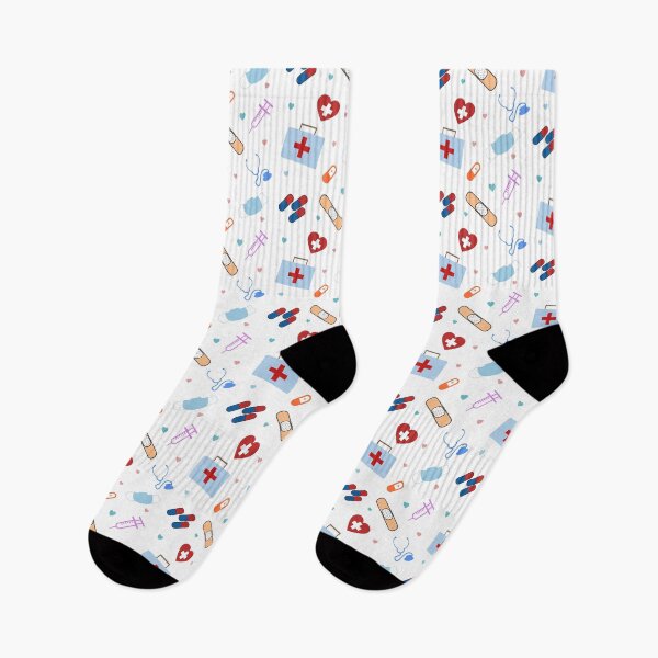 Item preview, Medical Doctor Nurse RN Nursing Pattern | Med School and Nursing Student Healthcare professional Gifts  designed and sold by Violet Treasures.