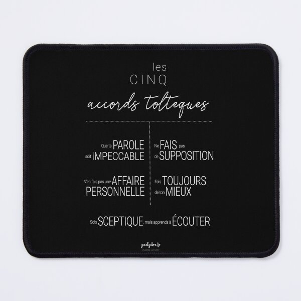 Item preview, Poster of Toltec agreements n ° 2 designed and sold by Audrey Janvier | AJD.