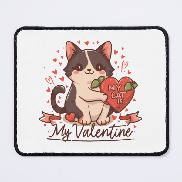 Item preview, My cat is my valentine designed and sold by Creativedsigna.