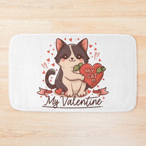 Item preview, My cat is my valentine designed and sold by Creativedsigna.