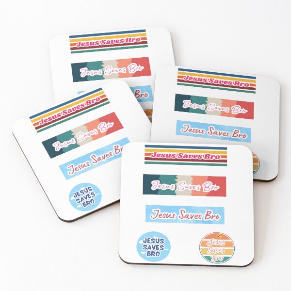 Item preview, Jesus Saves Bro Sticker Set / T Shirt designed and sold by Designsleashed.